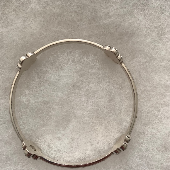 Brighton Le Vie silver bangle bracelet floral - Picture 6 of 8